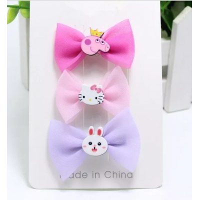 Fashionable lovely fruits bowknot hair clip for little girls